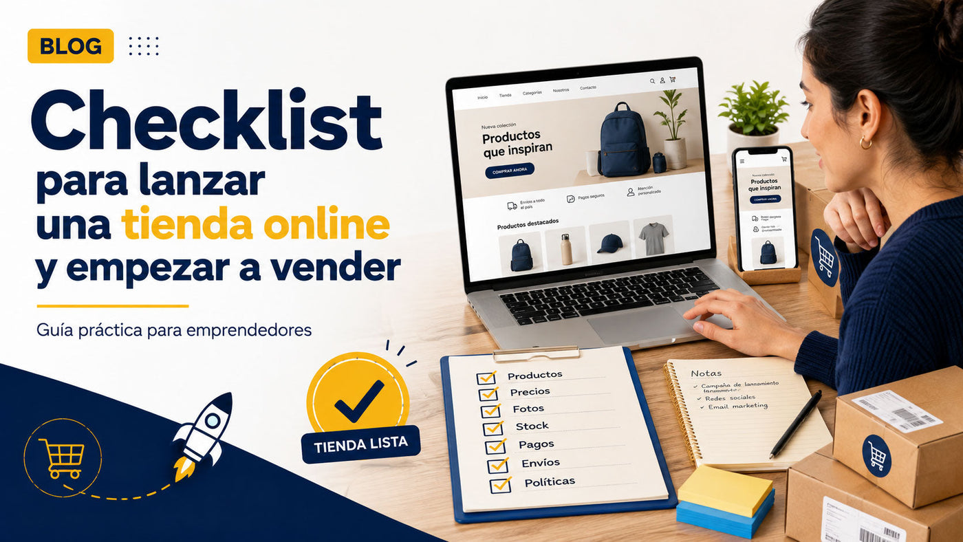 Checklist para lanzar una tienda online y empezar a vender