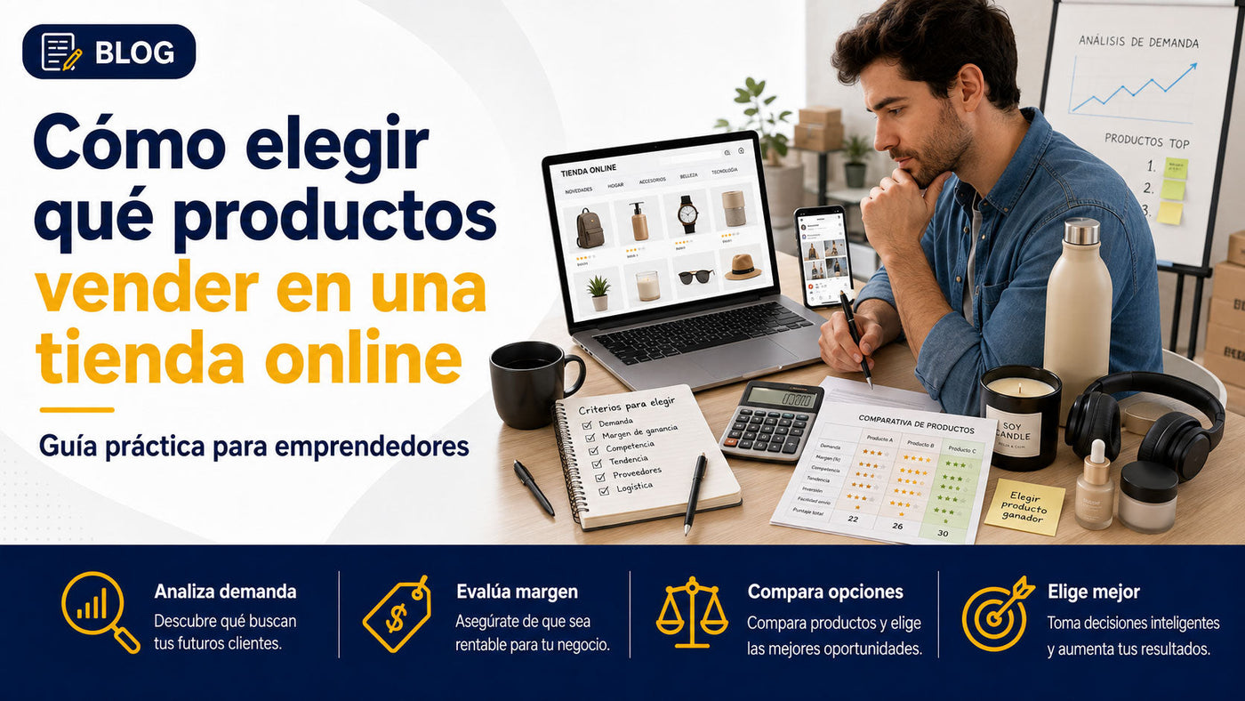 Cómo elegir qué productos vender en una tienda online