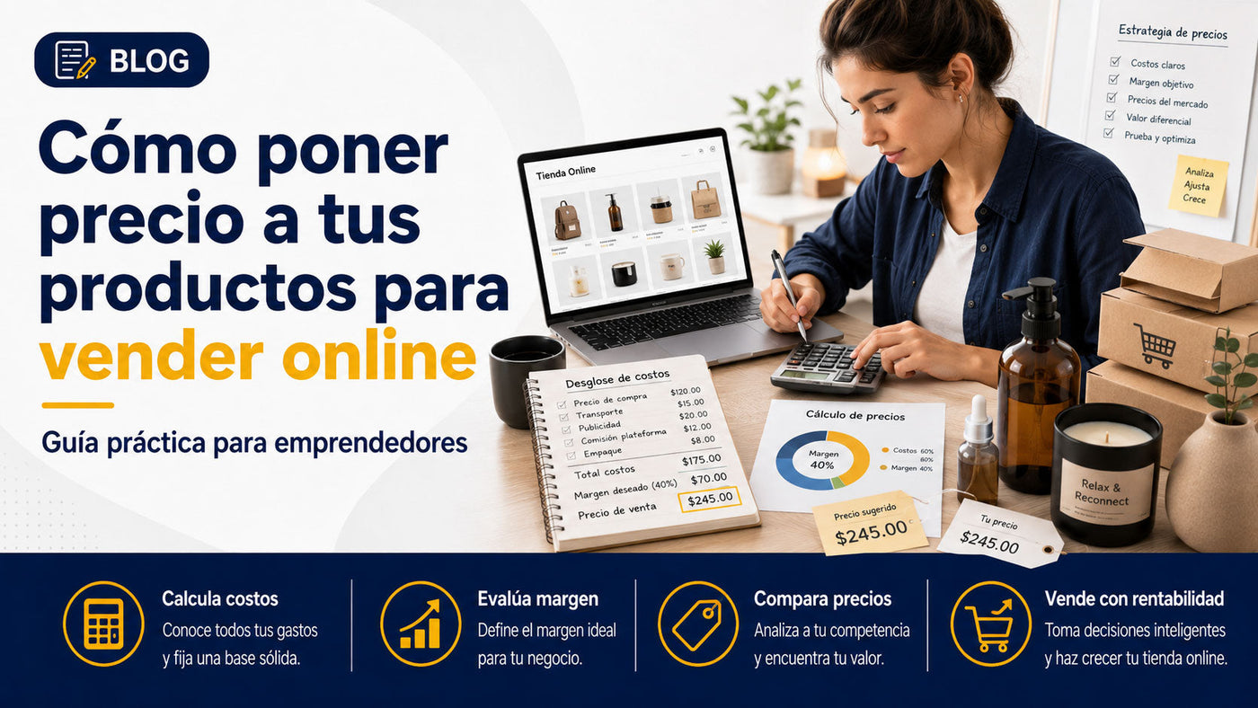 Cómo poner precio a tus productos para vender online