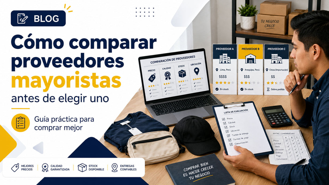 Cómo comparar proveedores mayoristas antes de elegir uno