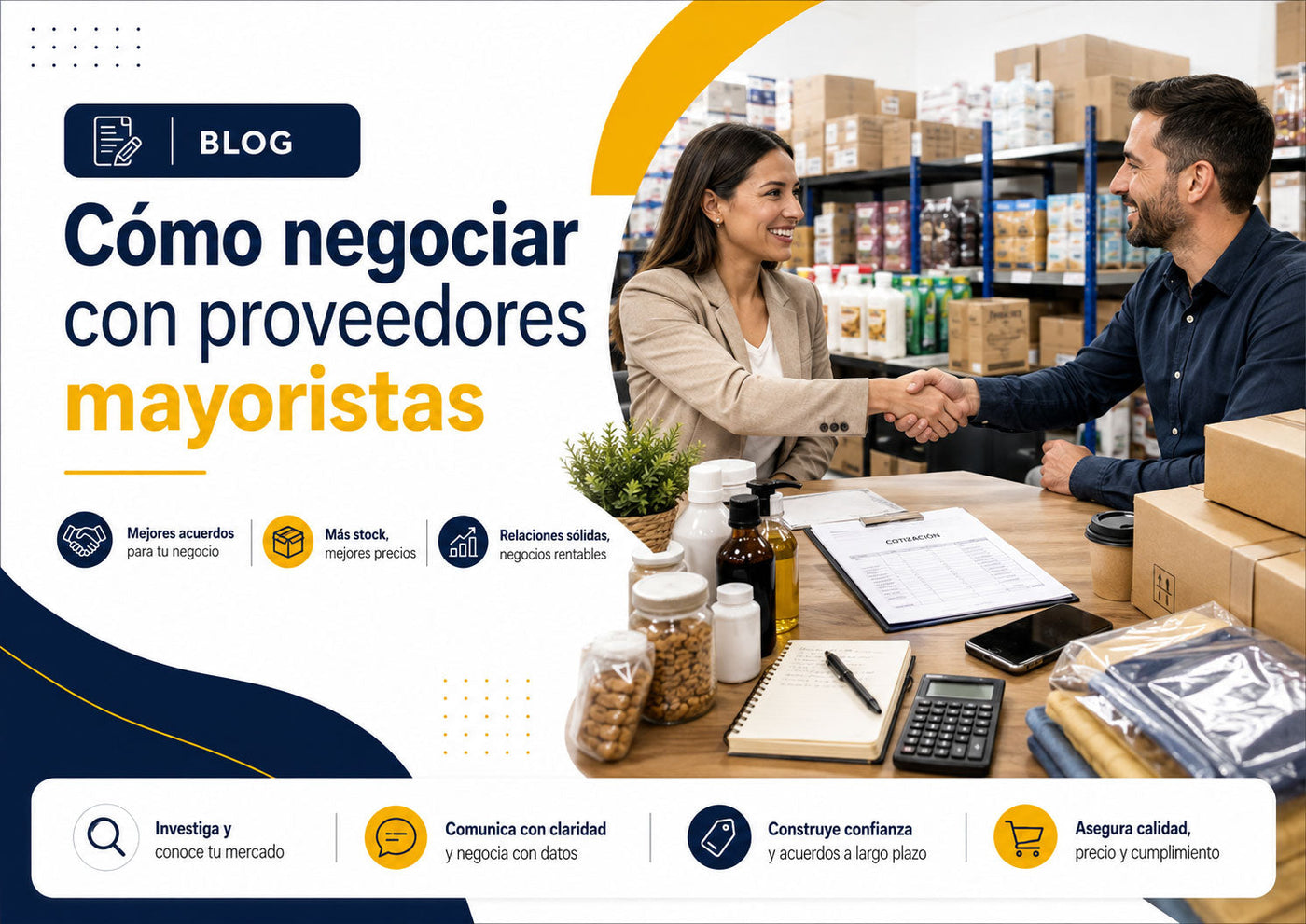 Cómo negociar con proveedores mayoristas