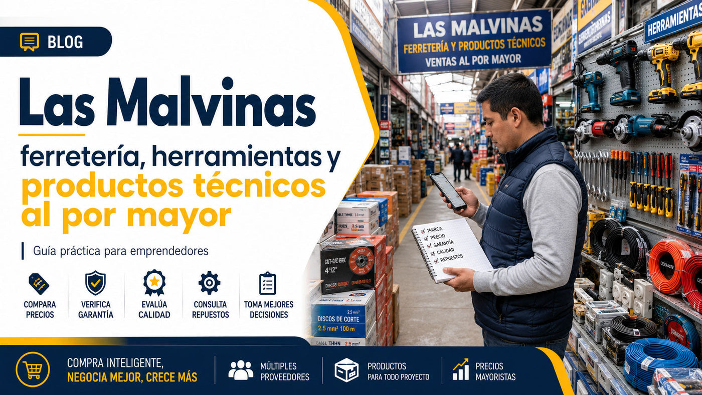 Las Malvinas: dónde comprar ferretería, herramientas y productos técnicos al por mayor