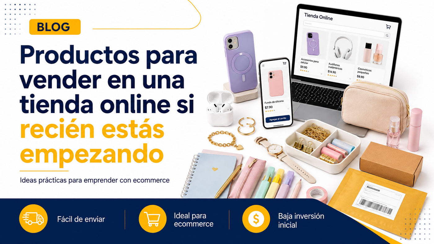 Productos para vender en una tienda online si recién estás empezando