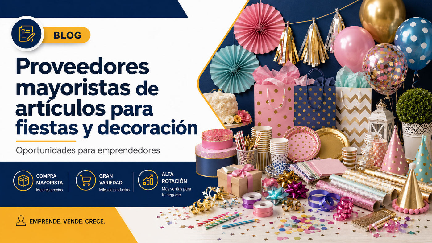 Proveedores mayoristas de artículos para fiestas y decoración