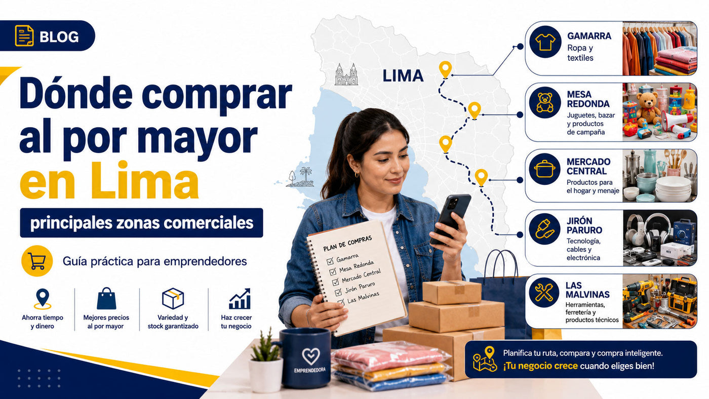Dónde comprar al por mayor en Lima: principales zonas comerciales